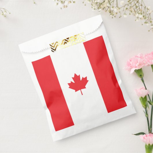 Vlag van Canada Bedankzakje (Gezegeld)