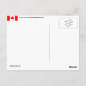 Vlag van Canada Briefkaart (Achterkant)