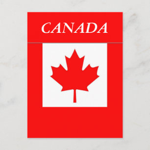 Vlag van Canada Briefkaart