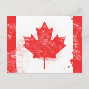 Vlag van Canada Briefkaart