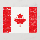 VLAG VAN CANADA BRIEFKAART (Voorkant)
