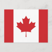 Vlag van Canada Briefkaart (Voorkant)