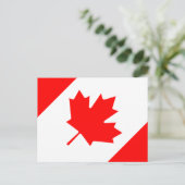 Vlag van Canada Briefkaart (Staand voorkant)