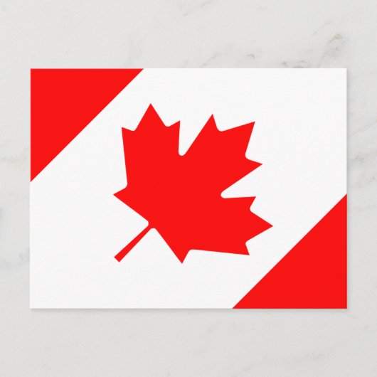 Vlag van Canada Briefkaart (Voorkant)
