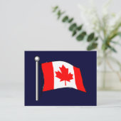 Vlag van Canada Briefkaart (Staand voorkant)