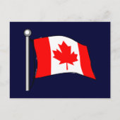 Vlag van Canada Briefkaart (Voorkant)