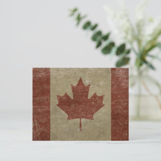  vlag van Canada Briefkaart (Staand voorkant)