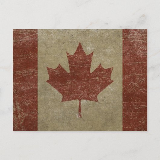  vlag van Canada Briefkaart (Voorkant)