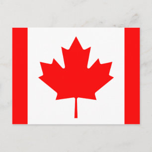 Vlag van Canada Briefkaart
