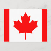 Vlag van Canada Briefkaart (Voorkant)