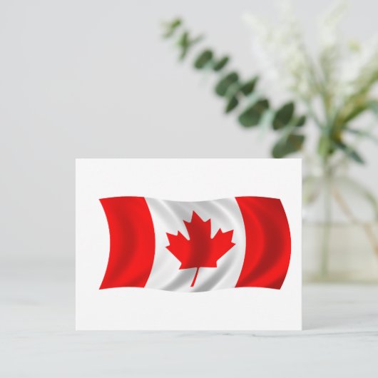 Vlag van Canada Briefkaart (Staand voorkant)