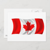 Vlag van Canada Briefkaart (Voorkant / Achterkant)