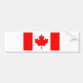 Vlag van Canada Bumpersticker (Voorkant)