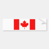 Vlag van Canada Bumpersticker (Voorkant)