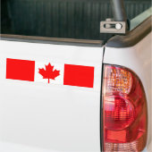 Vlag van Canada Bumpersticker (Op Truck)