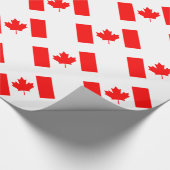 Vlag van Canada Cadeaupapier (Hoek)