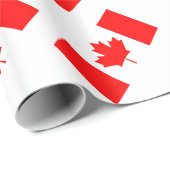 Vlag van Canada Cadeaupapier (Rol Hoek)