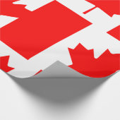 Vlag van Canada Cadeaupapier (Hoek)