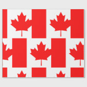 Vlag van Canada Cadeaupapier (Vlak)