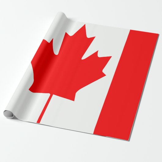 Vlag van Canada Cadeaupapier (Uitgerold)