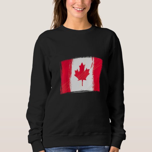 Vlag van Canada Canada Trui (Voorkant)