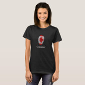 Vlag van Canada Canadees T-shirt (Voorkant volledig)