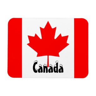 Vlag van Canada Canadese Kleuren Rood Wit Esblad Magneet