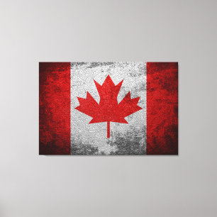  vlag van Canada Canvas Afdruk