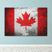  vlag van Canada Canvas Afdruk (Insitu (Houten vloer))