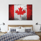 vlag van Canada Canvas Afdruk (Insitu (Slaapkamer))
