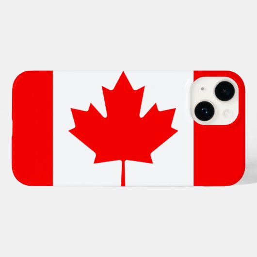Vlag van Canada Case-Mate iPhone Case (Achterkant (horizontaal))