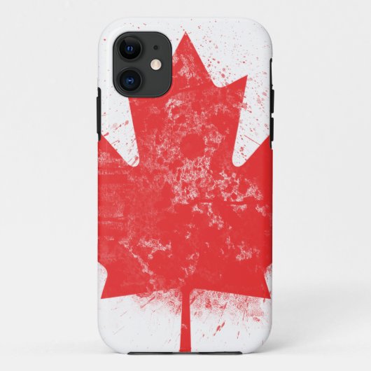Vlag van Canada Case-Mate iPhone Case (Achterkant)
