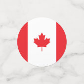 Vlag van Canada Confetti (Kleine voorkant)