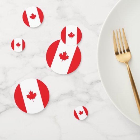 Vlag van Canada Confetti (Groep)