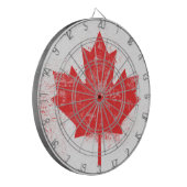 Vlag van Canada Dartbord (Voorkant Links)