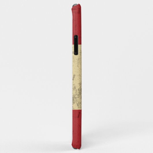 Vlag van Canada Distressed Case-Mate iPhone Case (Achterkant/rechts)