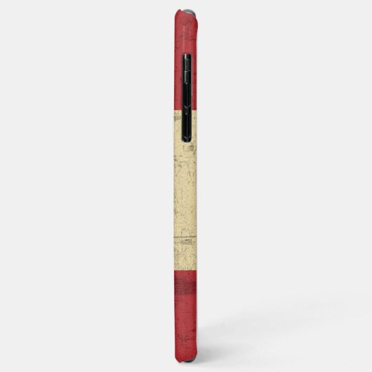 Vlag van Canada Distressed Case-Mate iPhone Case (Achterkant/links)