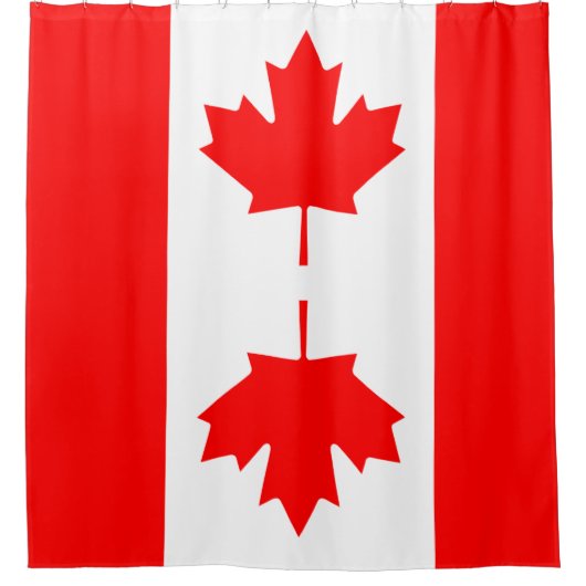 Vlag van Canada Douchegordijn (Voorkant)