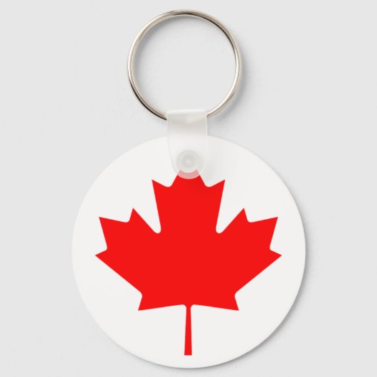 Vlag van Canada - Drapeau du Canada Sleutelhanger (Voorkant)