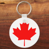 Vlag van Canada - Drapeau du Canada Sleutelhanger (Voorkant)