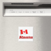 Vlag van Canada - Edmonton Magneet (Insitu (Vaatwasser))