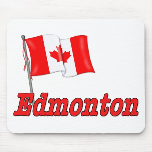 Vlag van Canada - Edmonton Muismat (Voorkant)