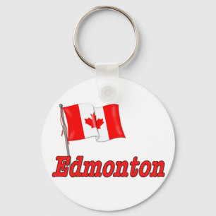 Vlag van Canada - Edmonton Sleutelhanger