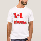 Vlag van Canada - Edmonton T-shirt (Voorkant)