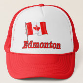 Vlag van Canada - Edmonton Trucker Pet (Voorkant)