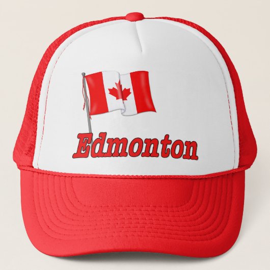 Vlag van Canada - Edmonton Trucker Pet (Voorkant)