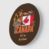 vlag van Canada en grizzly beer souvenir Grote Klok (Hoek)