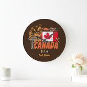 vlag van Canada en grizzly beer souvenir Grote Klok (Huis)