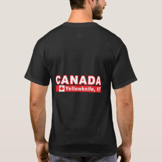 Vlag van Canada en Northwest Territories City of Y T-shirt