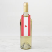 Vlag van Canada Flessenhanger (Op fles)